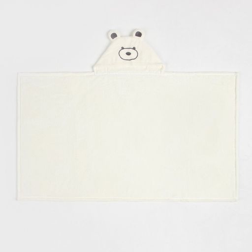 Полотенце с капюшоном Крошка Я, цвет белый, 67х120 см, 100% п/э, 280 г/м2  фото 8