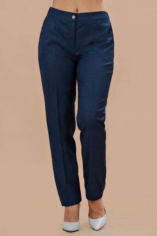 Брюки классические синие - Odis фото 3
