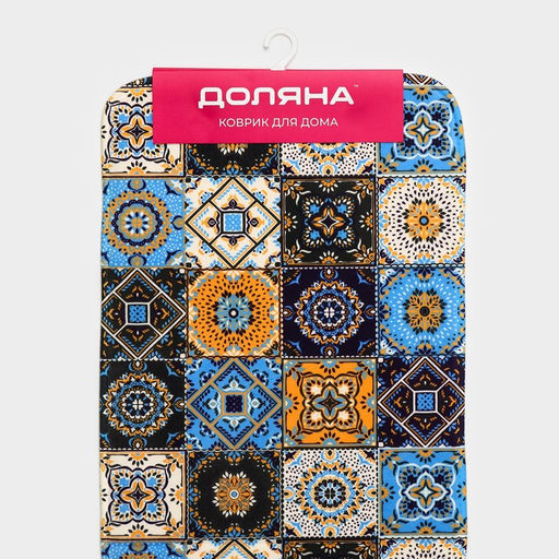 Коврик для ванной и туалета Доляна Богемия, мозаика, 45?120 см  фото 8