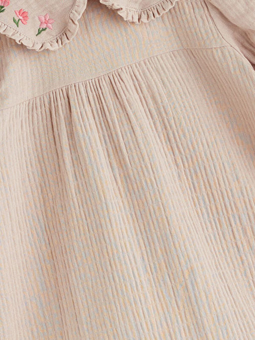 Bebe Yaka K?z Bebek M?slin Tulum