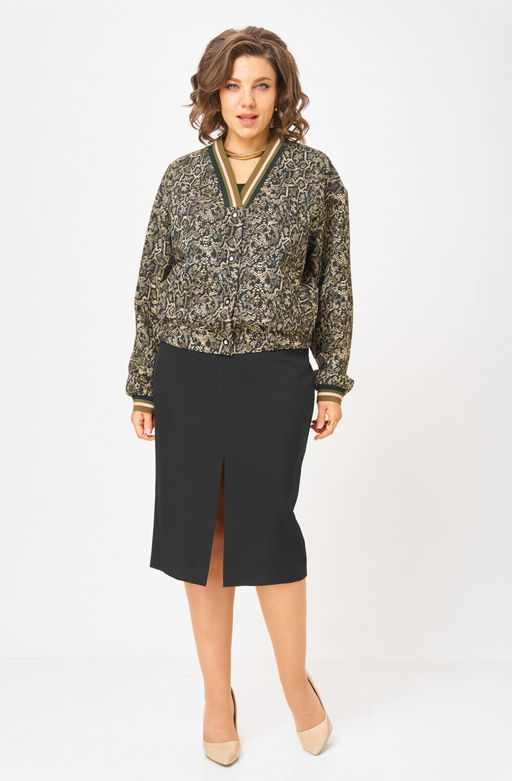 Бомбер БелЭльСтиль 878 золото+черный