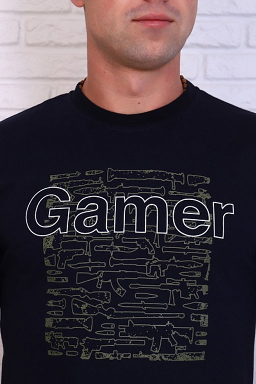 Футболка мужская, принт Gamer - Плиона фото 26