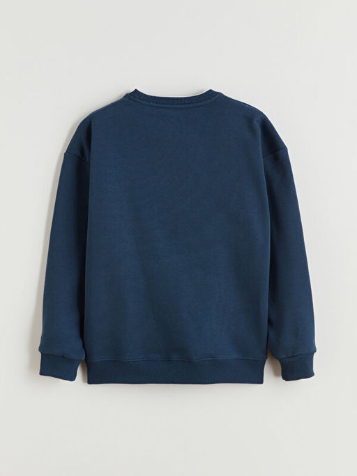 Bisiklet Yaka Erkek ?ocuk Sweatshirt