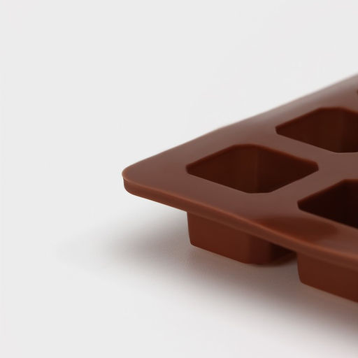 Форма для шоколада Доляна «Англ.алфавит», силикон, 18×15 см, 30 ячеек (2×2 см), коричневая