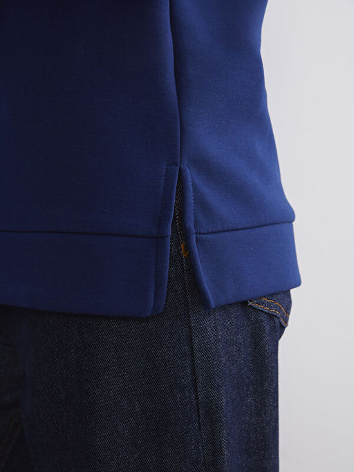Dik Yaka Kad?n Sweatshirt Tunik