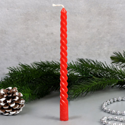 Свеча стержень 12 штук 20 см / GL-12R /уп 72/красные - Галеонтрейд фото 9