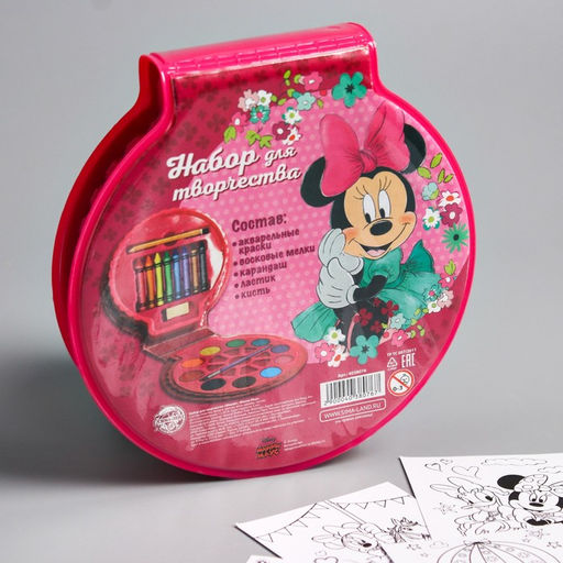 Набор для рисования, 20 предметов, Минни Маус - Disney фото 4