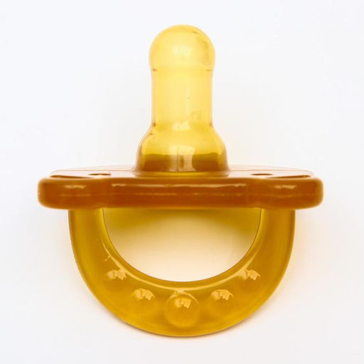 Пустышка цельносиликоновая, от 0 мес., классическая, Мишка - Крошка я фото 4