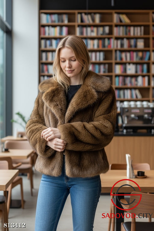 Эко шуба из искусственного меха