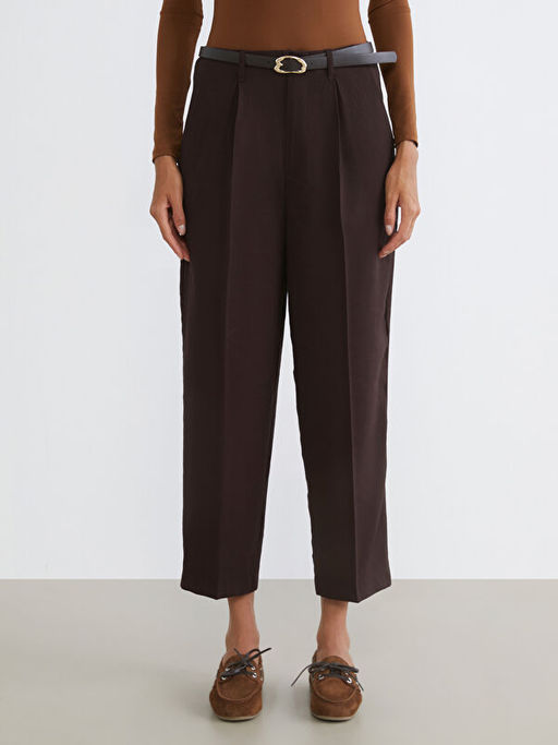 Beli Kemerli Havu? Kesim Kad?n Pantolon