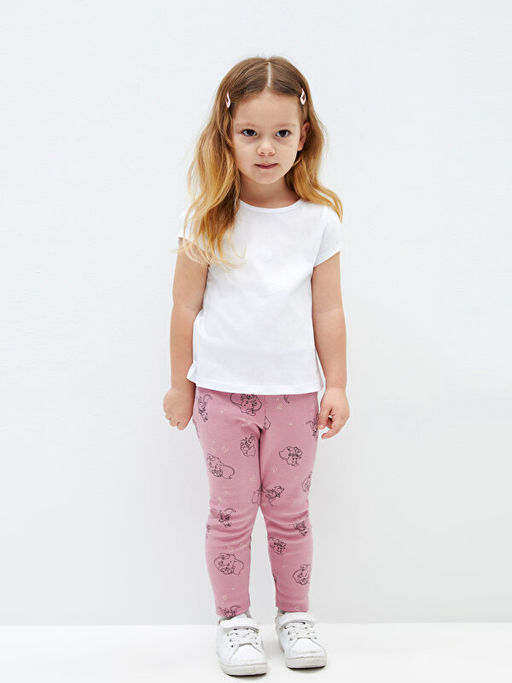 Bisiklet Yaka K?sa Kollu K?z Bebek Ti??rt - Waikiki фото 2