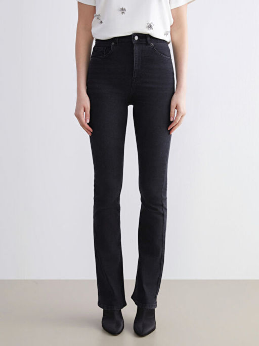 Flare Kad?n Jean Pantolon