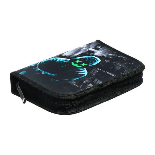 Цена за 5 шт. Пенал школьный, 1 секция, 14×21×4 см «Маска»