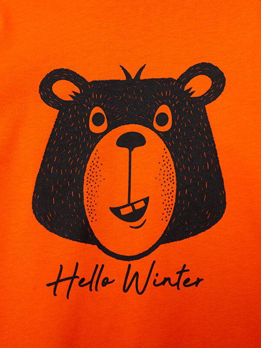 Bisiklet Yaka Bask?l? Uzun Kollu Erkek ?ocuk Pijama Tak?m? - Waikiki фото 3