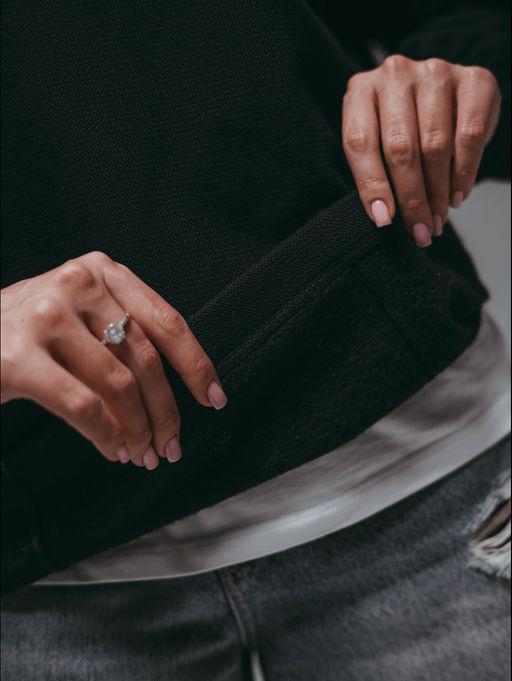 Брамея свитшот женский (черный) - Lovetex фото 8