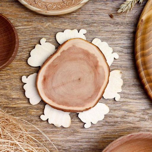 Подставка под горячее «Божья коровка», d=11 см, можжевельник