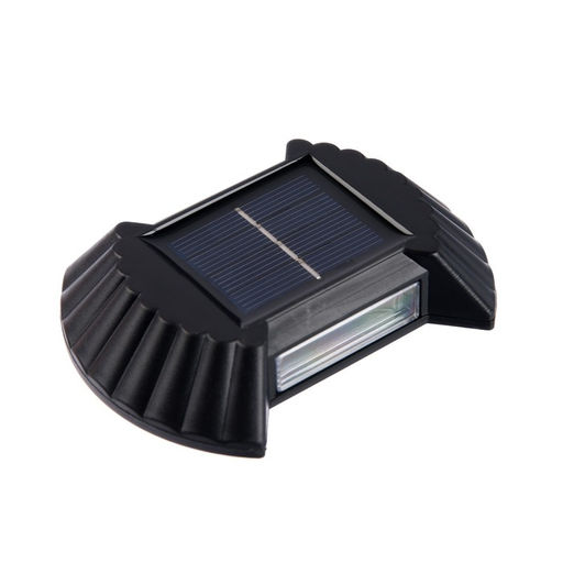 Цена за 4 шт. Садовый светильник на солнечной батарее Ракушка, 107.52 см, 8 LED, свечение тёплое белое - Luazon lighting фото 5