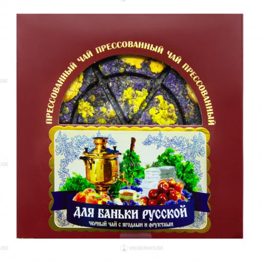 Прессованный чай - Для баньки русской, блин 125 гр, В КОРОБОЧКЕ - Weiserhouse фото 2