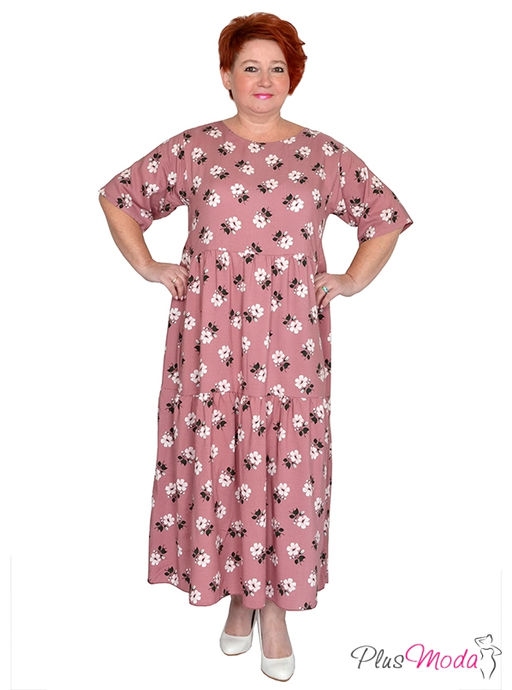 Платье Модель №1460 размеры 44-84 - Plusmoda фото 4