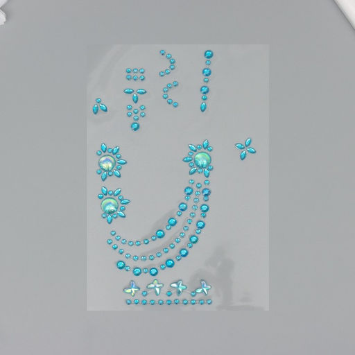 Цена за 2 шт. Наклейка - стразы Браслеты из страз, 12?20.3 см, МИКС