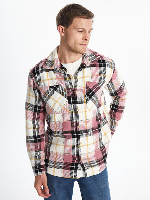 Regular Fit Uzun Kollu Ekose Erkek Oduncu G?mlek