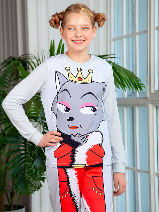 Пижама "Луве",серый