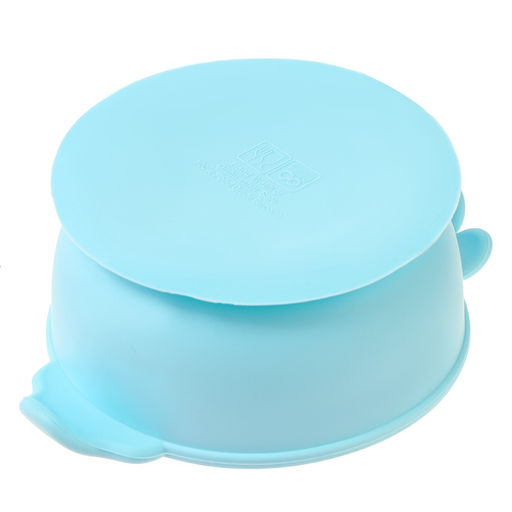 Тарелка детская на присоске с ложкой, силиконовая, МИКС - Simaland фото 4