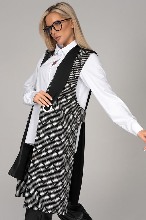 Жилет Высокая классика (зебра) - Эльза фото 13