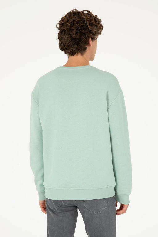 Мужская базовая толстовка зеленого цвета Неожиданная скидка в корзине - U.s. polo assn фото 5