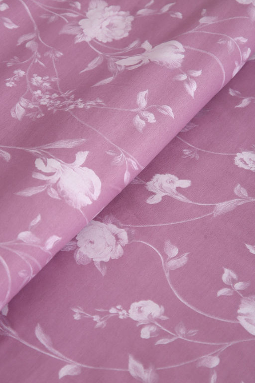 Простыня поплин Пиония-компаньон