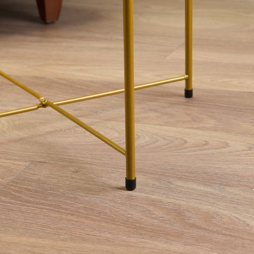 Столик журнальный «Клик Мебель», с подносом, 470×470×510 мм, цвет золотой