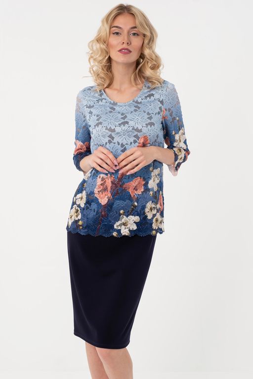 Платье П4-4245/2 - Wisell фото 10