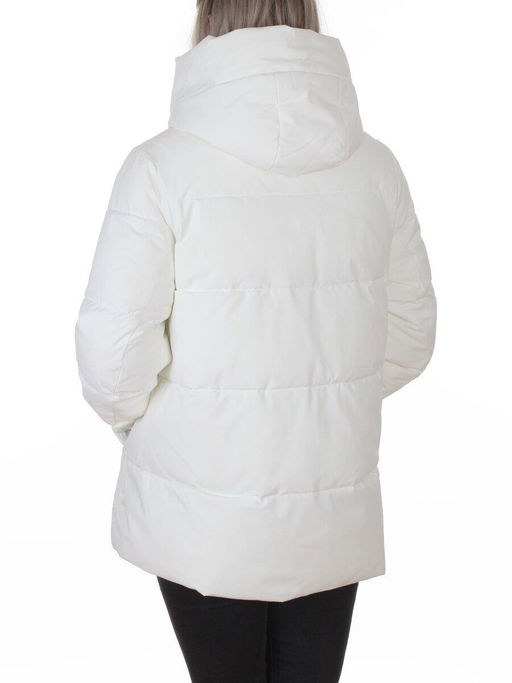YR-6616 WHITE Куртка зимняя женская (150 гр. холлофайбер)