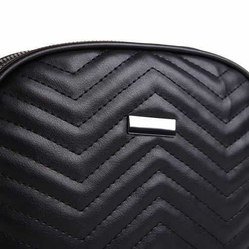 Сумка женская кросс-боди на молнии, цвет чёрный - Simaland фото 5