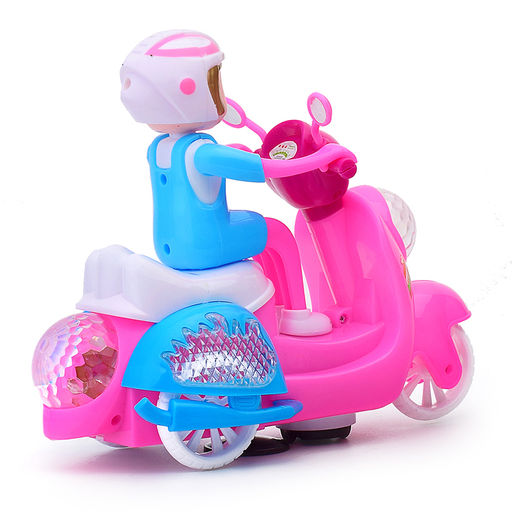 Мотоцикл "Скутер" на батарейках, в коробке