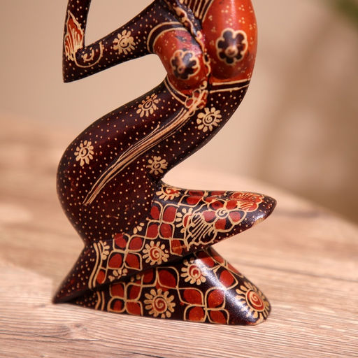 Фигурка «Девушка», 21 см, дерево