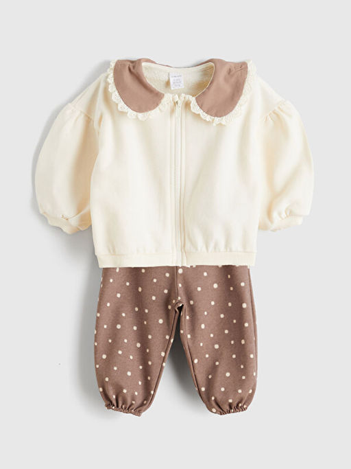 Bebe Yaka K?z Bebek H?rka ve Pantolon