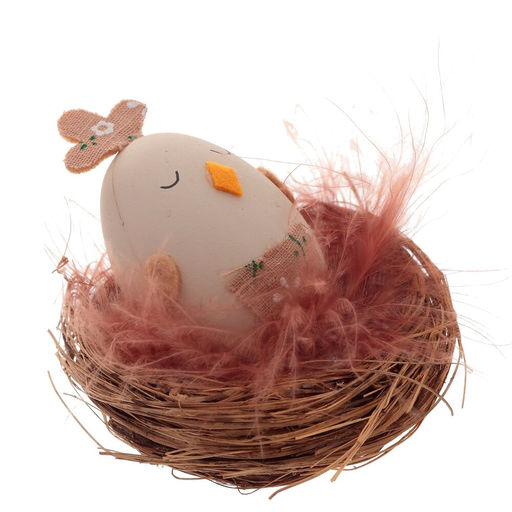 Изделие декоративное Гнездо пасхальное, L7 W7 H7 см, 2в. - Remeco фото 2