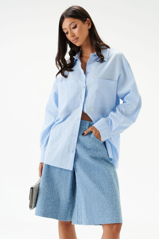 Шорты Annete А1517 джинсовые голубые  фото 7