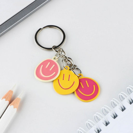 Брелок для ключей "Смайл", 2.5 х 9 см