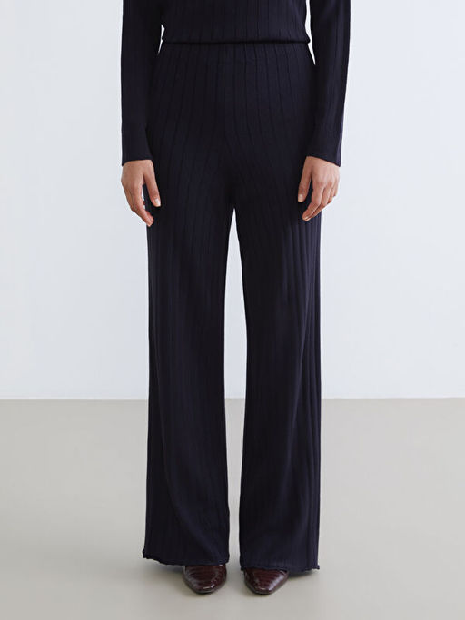 Beli Lastikli Geni? Pa?a Kad?n Triko Pantolon