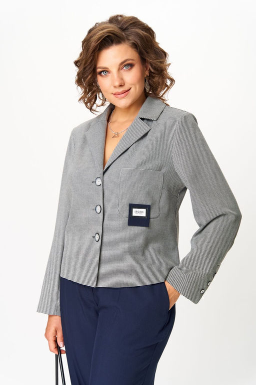 Костюм Aira Style 24240 серо-синий