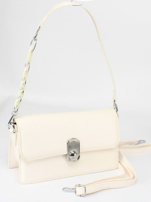 Сумка женская искусственная кожа Ch&K-2806, 1отд, плечевой ремень, белый SALE 259978 - Adelia фото 6