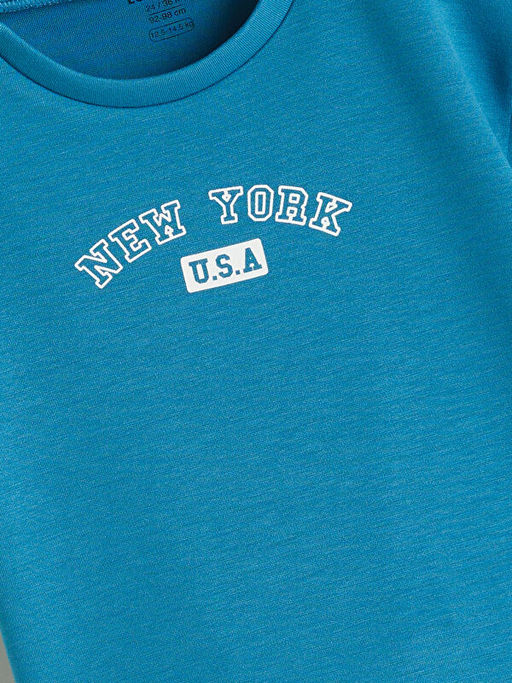 Yaz? Bask?l? Erkek Bebek Ti??rt