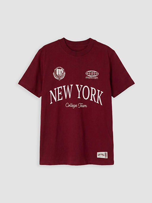 New York Bask?l? Erkek ?ocuk Ti??rt