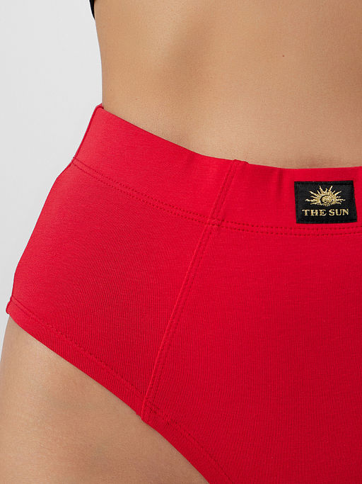 Цена за 2 штуки! Трусы макси женские красные - Mark formelle фото 5