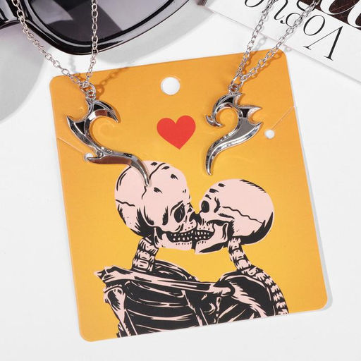 Кулоны Неразлучники горящее сердце, цвет чернёное серебро, 45 см - Tell your story фото 7