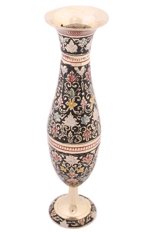 Ваза 10 №Кт6018/10/2 (эмаль черная) - Ганг фото 3