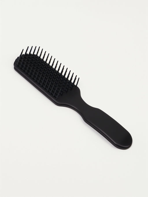 Цена за 2 шт. Расчёска массажная, для сушки волос, 18×4.5 см, чёрная