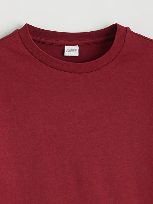 Bisiklet Yaka Basic K?z ?ocuk Ti??rt